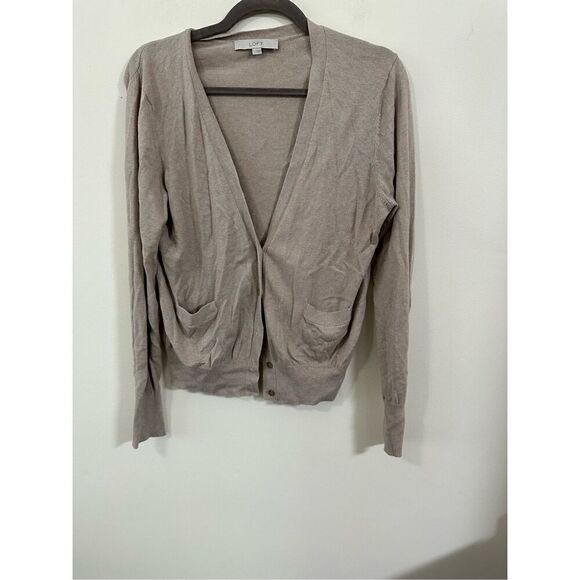 Loft V-Neck Cardigan - Picture 1 of 3